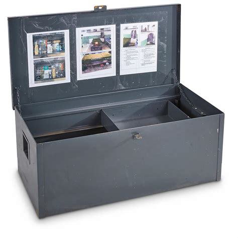 military metal foot lockers